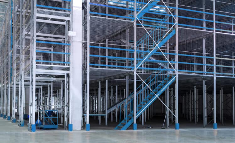 Multi-Tier Mezzanine Floor
