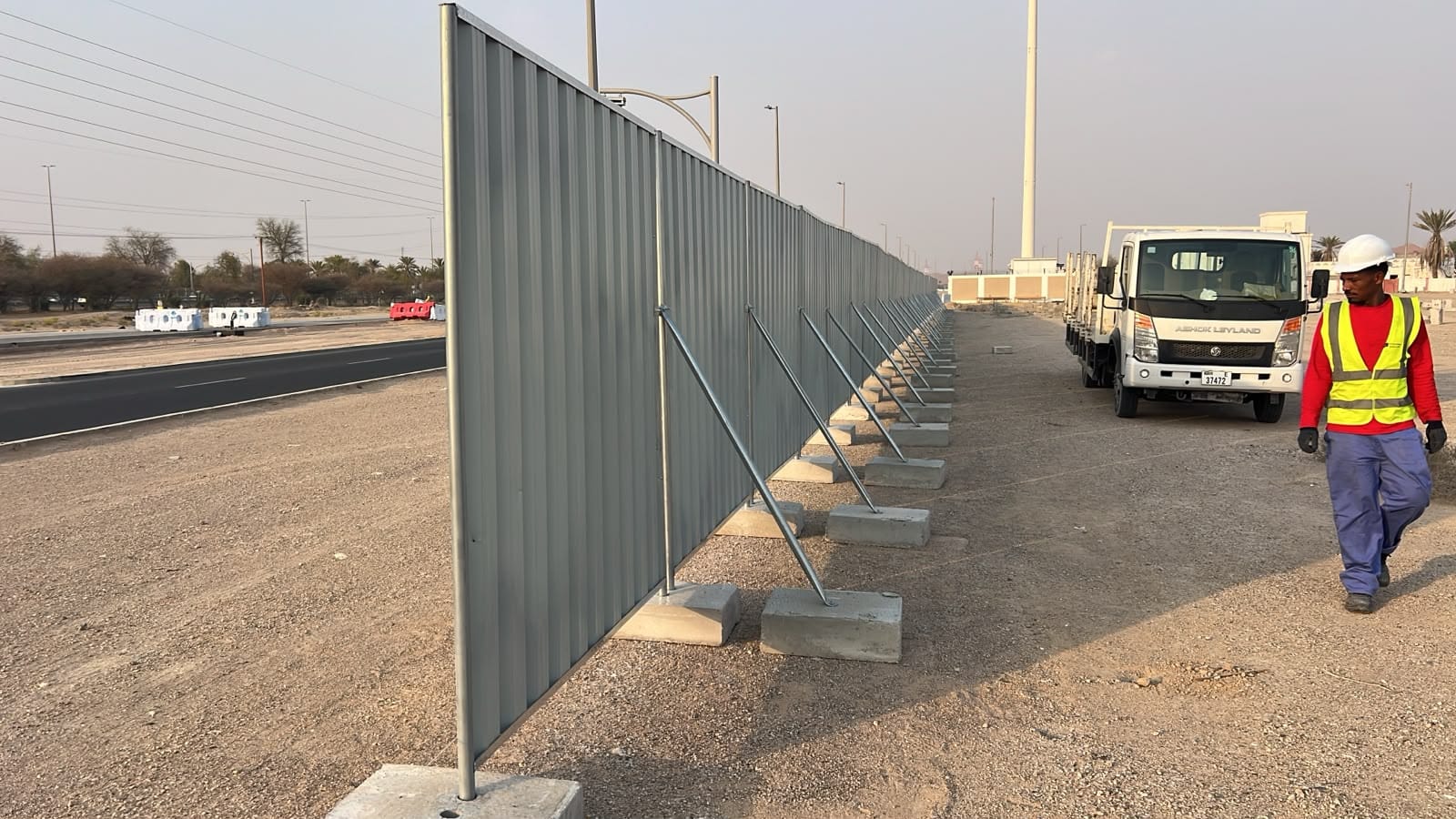 temporary construction fence Al Ain